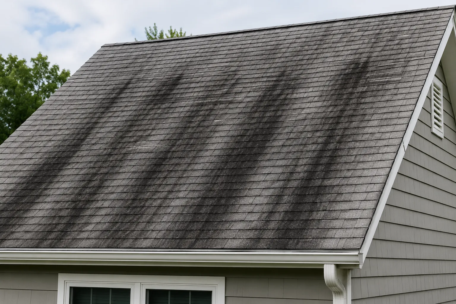 Roof Wash for black streaks