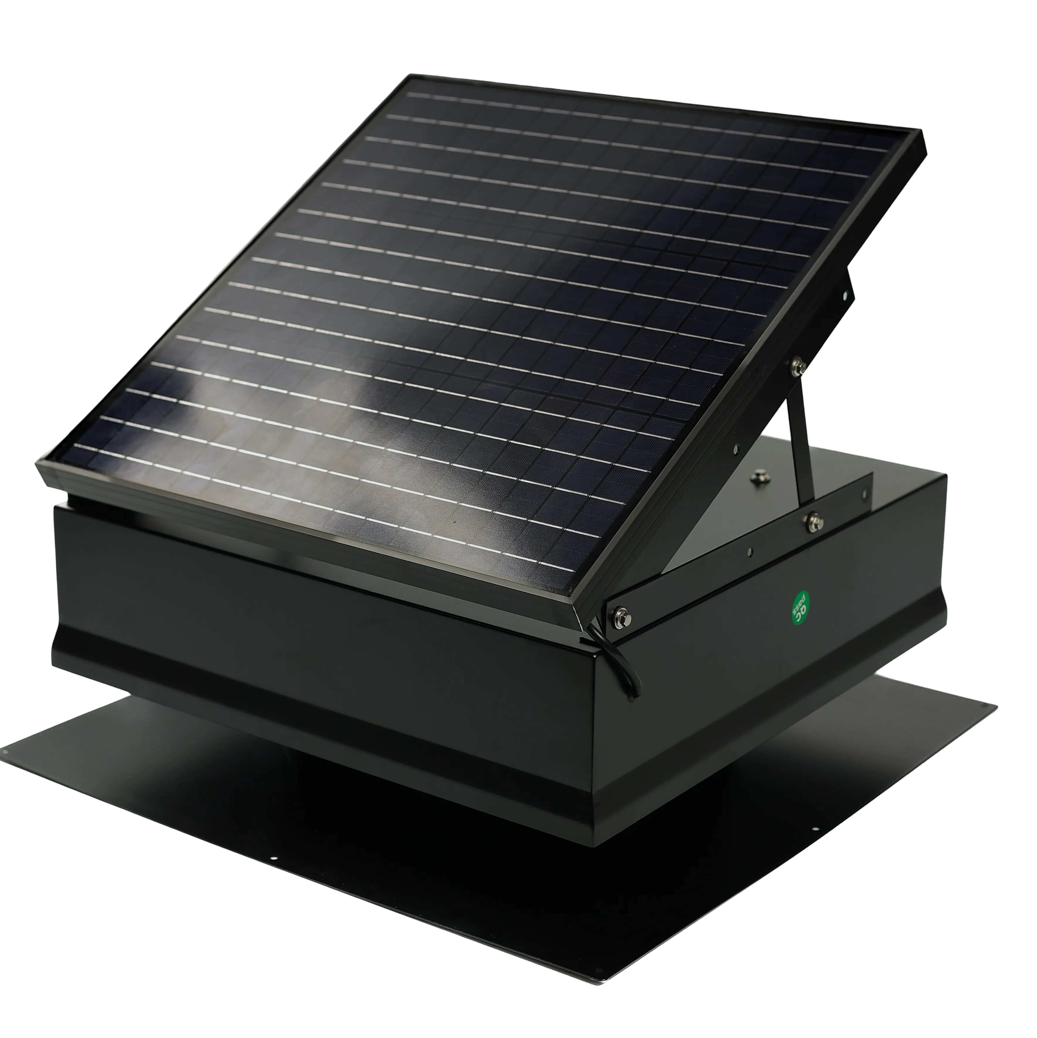 30W roof-mount solar attic fan by The Attic Depot